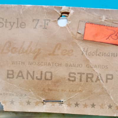 1960s NOS Bobby Lee 7-F Hootenanny Banjo or Guitar Strap image 9