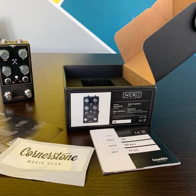 Cornerstone Nero Fuzz / Gladio SC Preamp – Mint – Original Box image 5