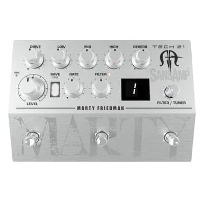 Tech 21 Marty Friedman Signature SansAmp Guitar Pre-amp Pedal image 1