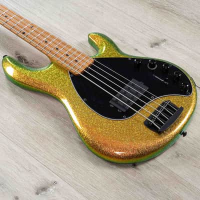 Ernie Ball Music Man StingRay DarkRay 5 5-String Bass, Roasted Maple Fretboard, Gold Bar image 1