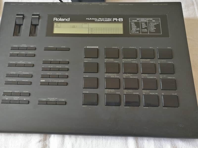 Roland R-8 Human Rhythm Composer 1980s - Black image 1