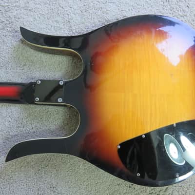 Vintage 1960s Silvertone Danelectro Coral Guitar Long Horn Sunburst Electric Holy Weirdsville image 6