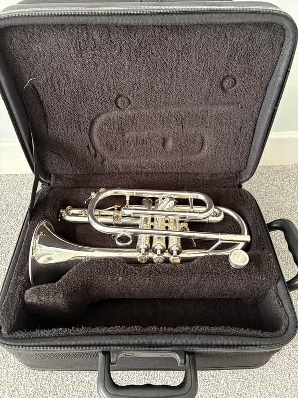 Schagerl Hans Gansch Bb Cornet silver image 1