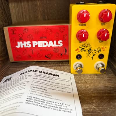 JHS Double Dragon Lo-Fi Octave Device With Box 2026 - Present - Yellow image 2
