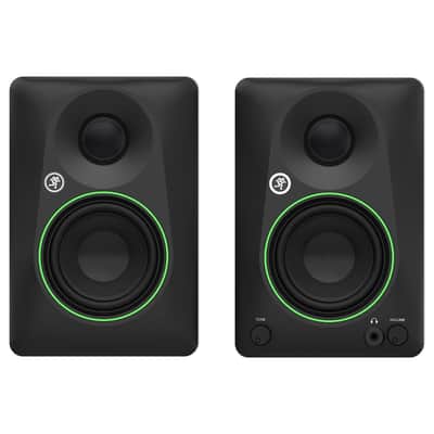 Mackie CR3.5 3.5" Powered Studio Monitor Speakers Pair w Tone Control image 4