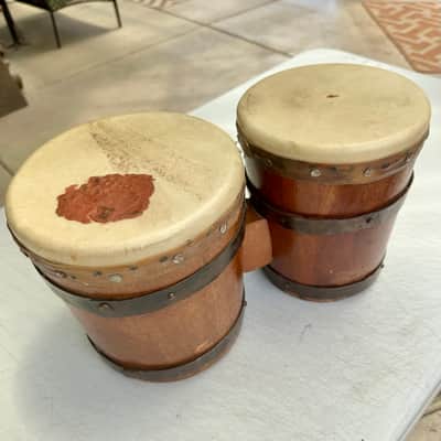 Handcrafted Changüi bongo drums vintage Cuban 1920-50 image 2