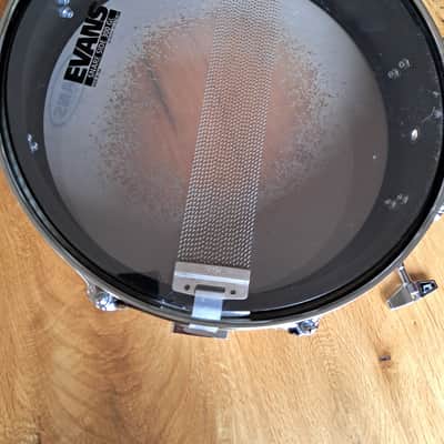 Pearl Masters Steel Shell Picolo Snare 13" x 3" 2004 - Matt Black image 6