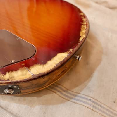 Gibson  Les Paul Deluxe 1971 - Cherry Sunburst image 13