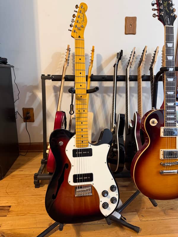 Fender Modern Player Telecaster Thinline Deluxe 2014 - 3-Color Sunburst