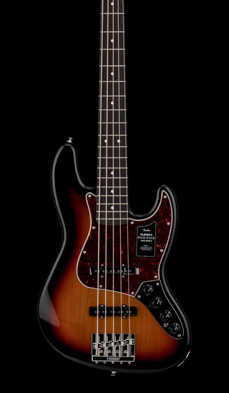 Fender Player II Modified Active Jazz Bass - 3-Color Sunburst #65072 image 1