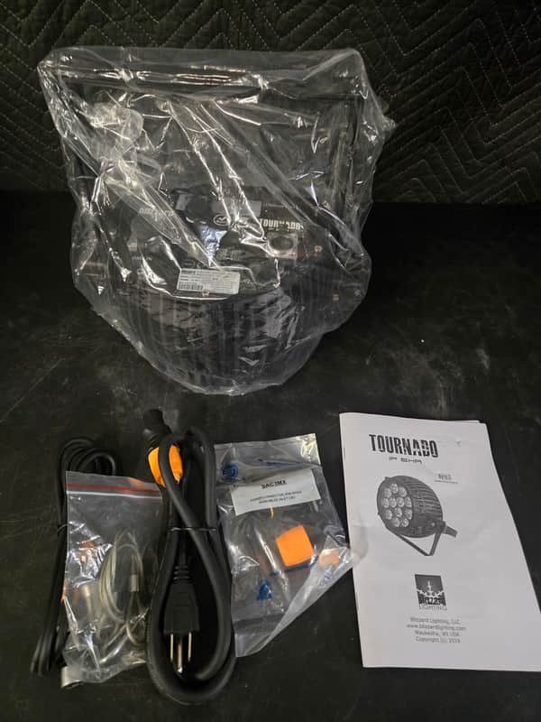 Blizzard Tornado IP EXA Outdoor RGBAW+UV LED PAR – IP Rated – Open Box image 1