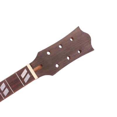 Mahogany Guitar neck 22fret 24.75inch Rosewood Fretboard Set in Heel Diamond image 7