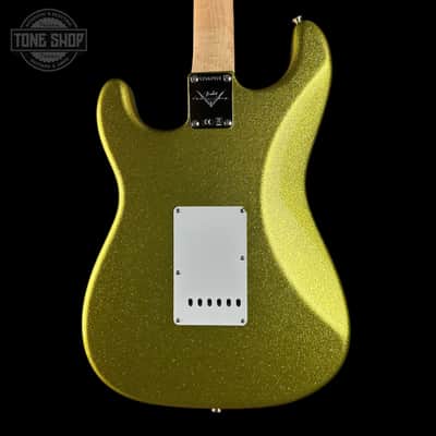 Used 2022 Fender Custom Shop Dick Dale Strat NOS Chartreuse Sparkle w/Case TSU24175 image 5