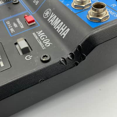 Yamaha MG06X 6 Channel Analog Mixer 2017 - Present - Black image 9