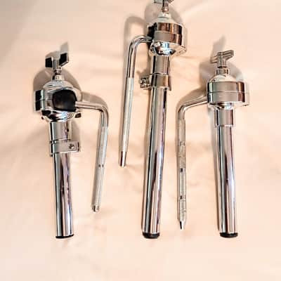 UNMARKED LOT OF 3 TOM ARM TUBES=7/8" to 10.5mm RODS - CHROME- FREE SHIP TO C-USA! image 5