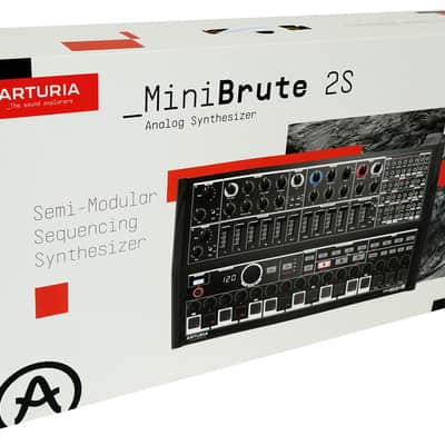 Arturia Minibrute 2S NOIR USB MIDI Analog Sequencer Synthesizer+Headphones+Mic image 13