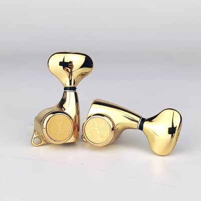 Guyker Guitar Machine Heads 3+3 Locking Tuners - Gold (Fast Free US Shipping!) image 2