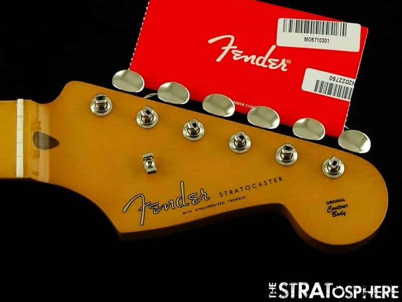 Fender Vintera III Late 50s Stratocaster Strat NECK &TUNERS 1950s Maple image 1