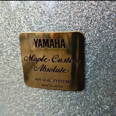 Yamaha Maple Custom Absolute Tom 13x11 Silver Sparkle image 4