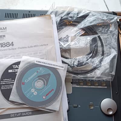 TASCAM FW-1884 Firewire Audio Interface with Control Surface 2000s - Gray image 2