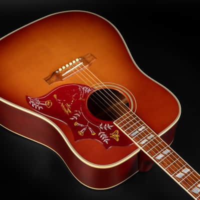 2008 Gibson Custom Shop Hummingbird TV True Vintage - Heritage Cherry Sunburst VOS | USA All Solid Square Shoulder 1960 Reissue Dreadnought Acoustic Guitar Limited Edition 1 of 167 Madagascar Rosewood | CoA OHSC image 8