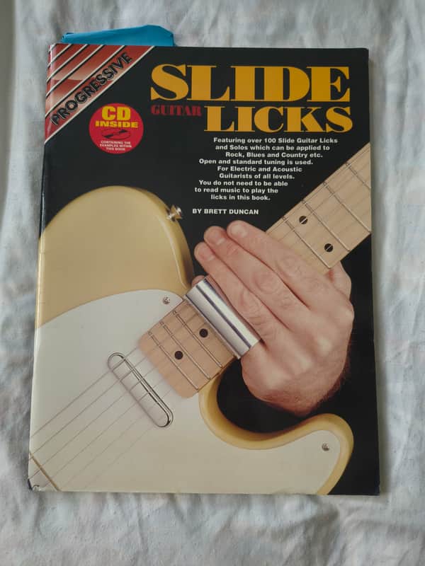 Progressive Slide Guitar Licks Brett Duncan - Book only image 1