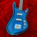 c.1967- Guyatone EB-9 “Sharp 5” Style MIJ Vintage Bass “Sparkle Blue”