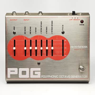 used original Electro-Harmonix POG Polyphonic Octave Generator with LP Filter Mod, Excellent Condition with Power Supply!