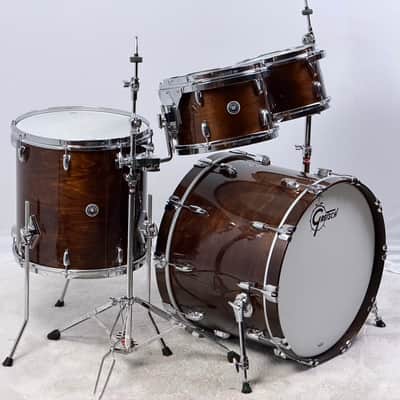 Gretsch 22/10/12/16" Brooklyn Drum Set - Gloss Walnut image 5