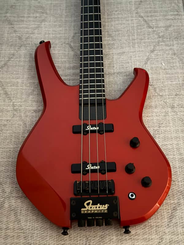 Status Graphite S4000 4 string headless bass image 1