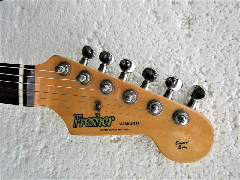 Fresher Straighter Guitar, 1980's, Japan, Dakota Red Finish, | Reverb