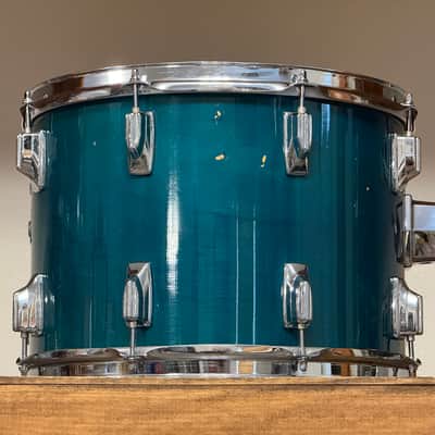 1980's Tama 14" Superstar Aquamarine 10x14 Rack Tom image 4
