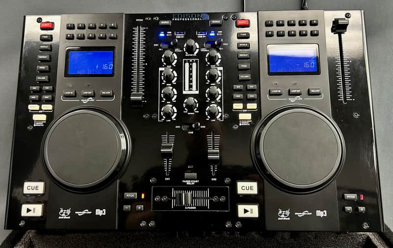 Edison Professional Scratch 2500 DJ CD Player - Black image 1