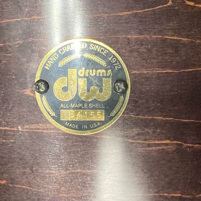Terry Bozzio's DW - 16x14" Collector's Series Bass Drum 1998- Satin Ebony. Autographed! image 3