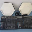 Vintage 1980s Simmons Electronics Drum Set 2 Modules SDS9 6-Channel Drum Synthesizer 1 Brain Works 1 Brain For Spare Parts + 2 Octagon Pads Lots Of Spare Parts 3 Extra Rom Chip Snare Rim A & B EPROM