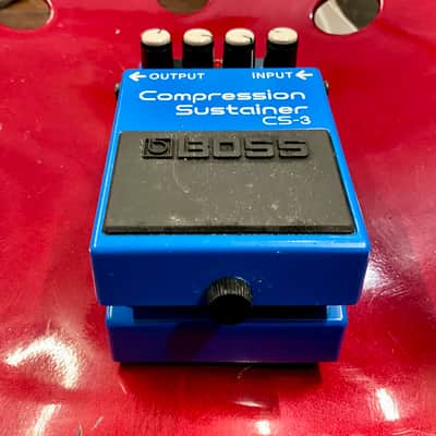 Boss CS-3 Compression Sustainer (Silver Label) - Blue- Guitar Pedal image 2