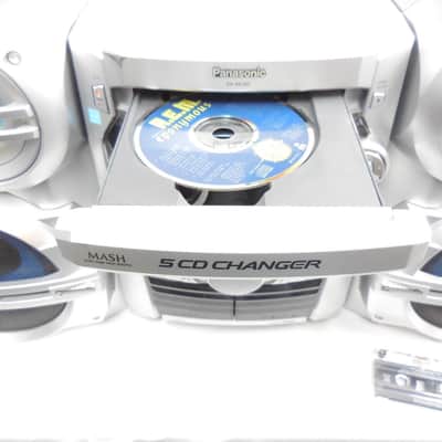Panasonic SA-AK320 1980s / 90s silver Space Age Looking Boombox Hifi System image 4
