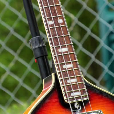 ~Space Bass~ 1967 Silvertone 1496 / Tesco EB-210 Hollowbody Violin Bass - Vintage Japan MIJ Beatle image 7