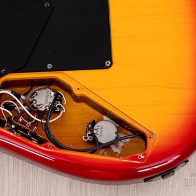 1990 Edwards by ESP Vision Alpha SSH Superstrat Cherry Sunburst w/ Floyd Rose image 15