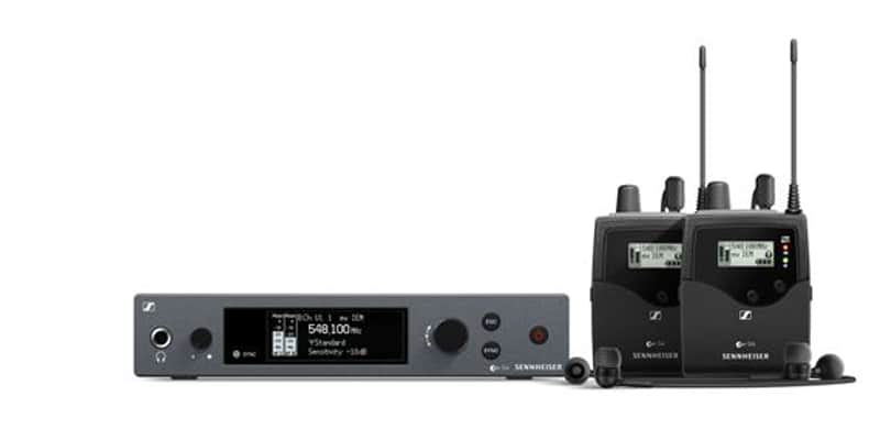 Sennheiser EW IEM G4 Twin Pack Wireless In Ear Monitor System Group A image 1