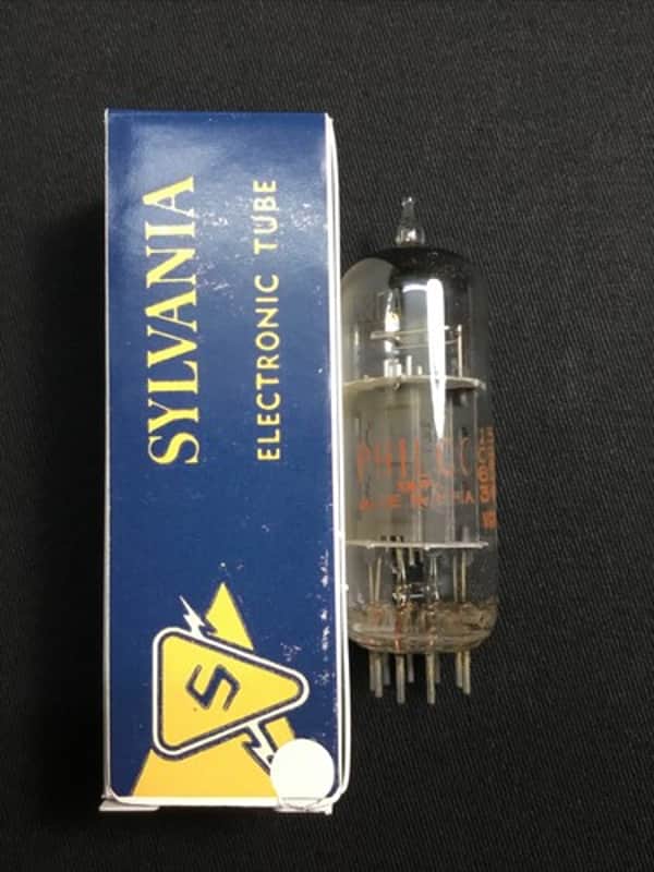SYLVANIA (Philco) 12BH7A [] Getter AUDIO Amp VACUUM TUBE USA Tested 9.5929-D image 1