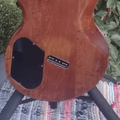 Gibson L6S Deluxe 1974-75 - Bourbon-Walnut (Refinished) Original Wine Red image 2
