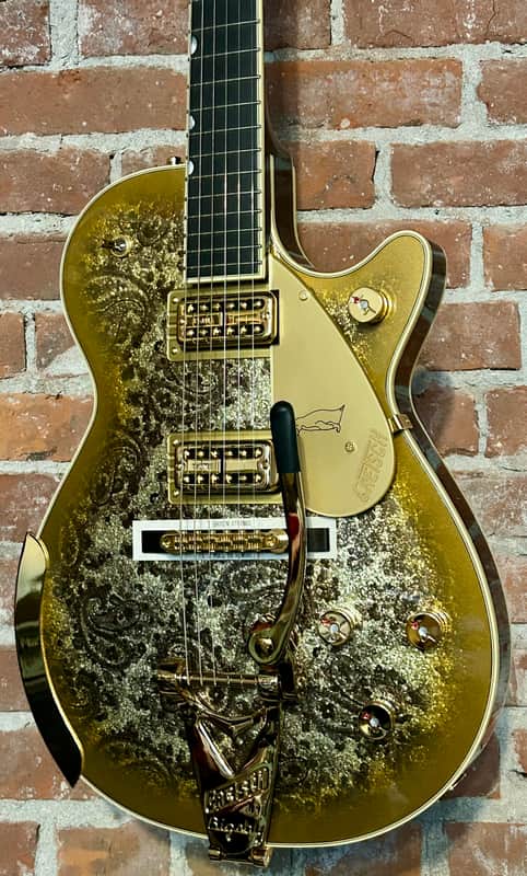 Gretsch G6134TG Limited Edition Paisley Penguin Gold Paisley Burst, Help Support Small Business & Buy it Here ! image 1