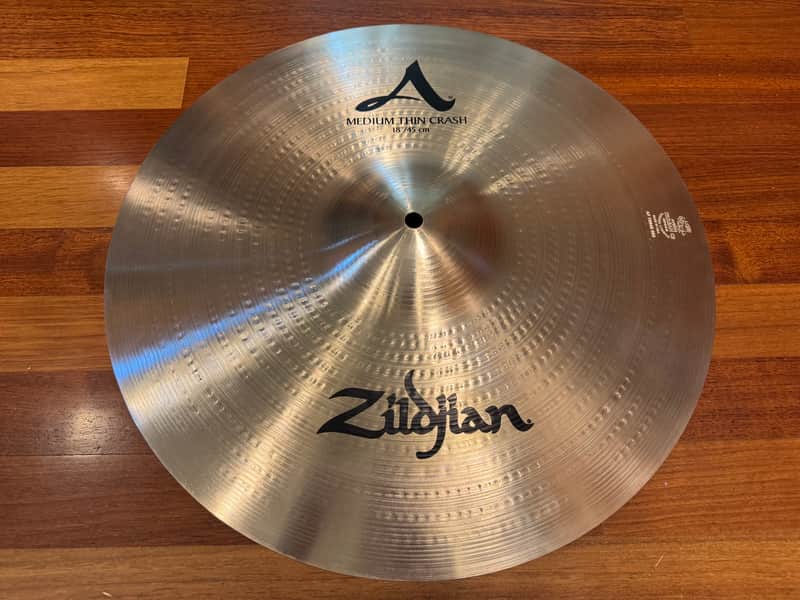 Zildjian 18" A Series Medium Thin Crash Cymbal 2013 - Present - Traditional image 1
