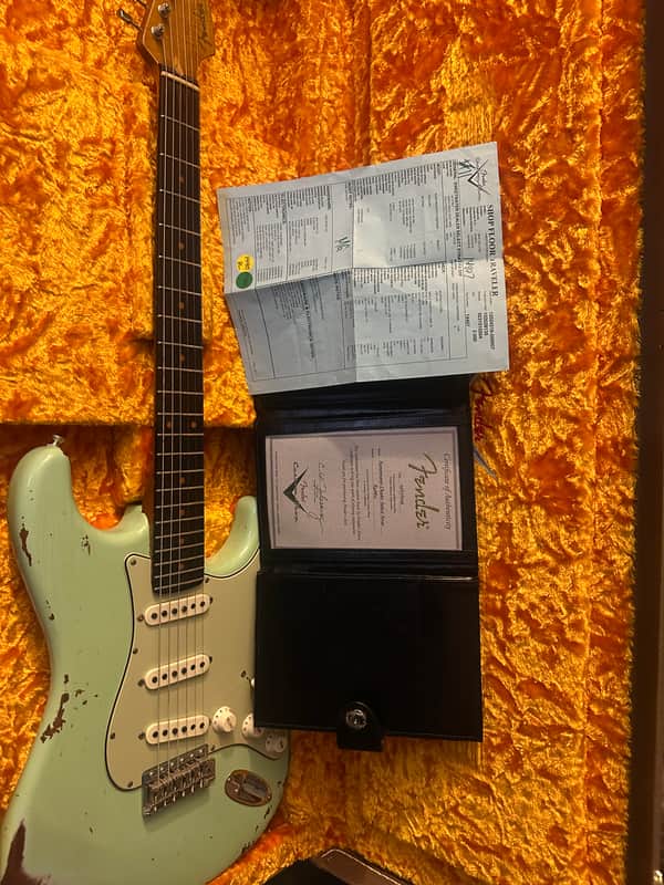 Fender Custom Shop Reissue 60’s Heavy Relic Strat 2019 - Surf Green image 1