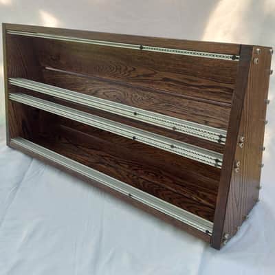 7U / 126hp Eurorack case EVA • Rails + M3 nuts / Dark oak / Unpowered image 11