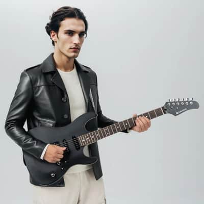 Cahaya Electric Guitar ST Series CJS200B/BL 4 Color Optional - Black image 3