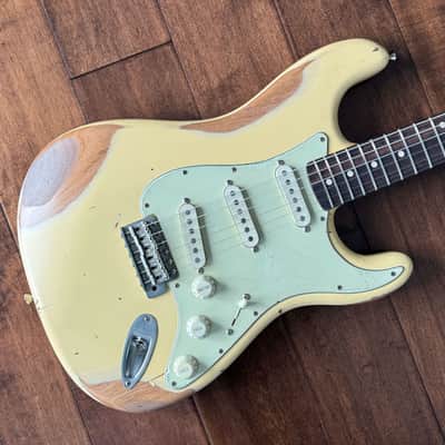 Nash Guitars Model S-63 Vintage White Lollar Pickups Rosewood Neck VSN131