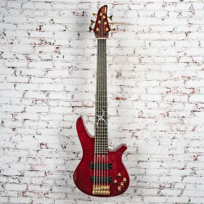 Yamaha - John Myung Signature Electric Bass, Trans Red - w/HSC - x7212 - USED image 2