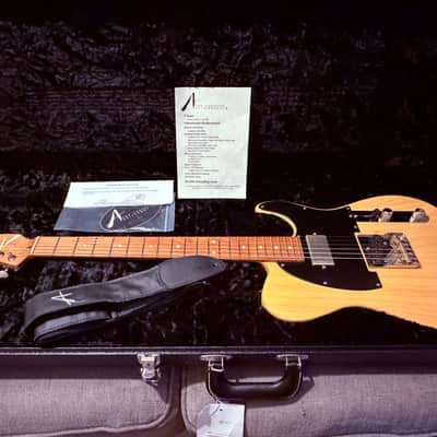 Tom Anderson Guitarworks T Icon - Translucent Butterscotch with hardshell case image 2